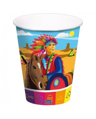 Poháriky inidán 250 ml 8 ks