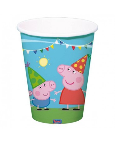 Poháriky Peppa Pig 250 ml 8ks