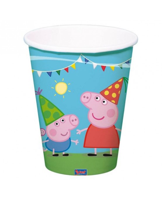 Poháriky Peppa Pig 250 ml 8ks