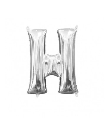 Fól. balón - strieborné H    25x33cm 1ks