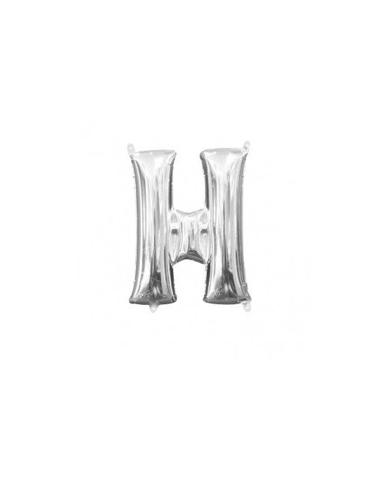 Fól. balón - strieborné H    25x33cm 1ks