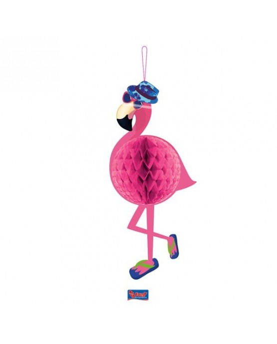 Pompón Flamingo 22x58cm