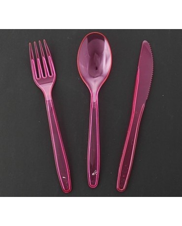 Príbory - set ružový 24ks