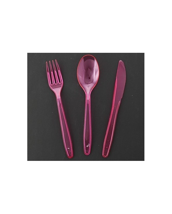 Príbory - set ružový 24ks