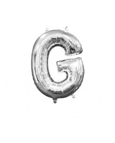 Fól. balón - strieborné G   22x33cm 1ks