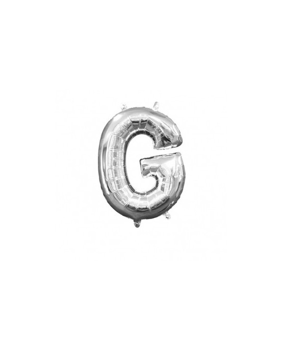 Fól. balón - strieborné G   22x33cm 1ks