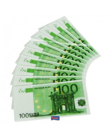 Servítky 100 € / 10ks