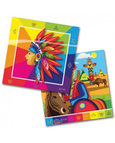 Servítky indián 33x33cm 20ks