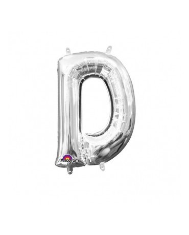 Fól. balón - strieborné D   22x33cm 1ks