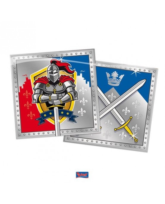 Servítky rytieri 33x33cm 20ks
