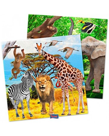 Servítky Safari party 33x33cm 20ks