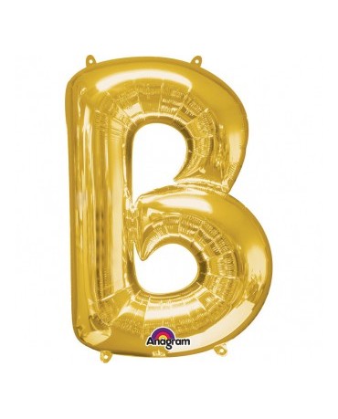 Fól. balón - zlaté B   22x33cm 1ks