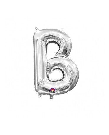 Fól. balón - strieborné B   22x33cm 1ks