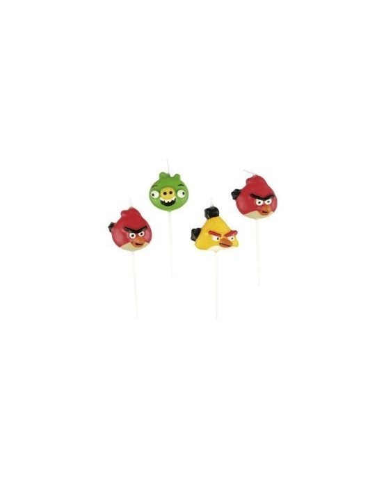 Sviečky Angry Birds - 4 ks.