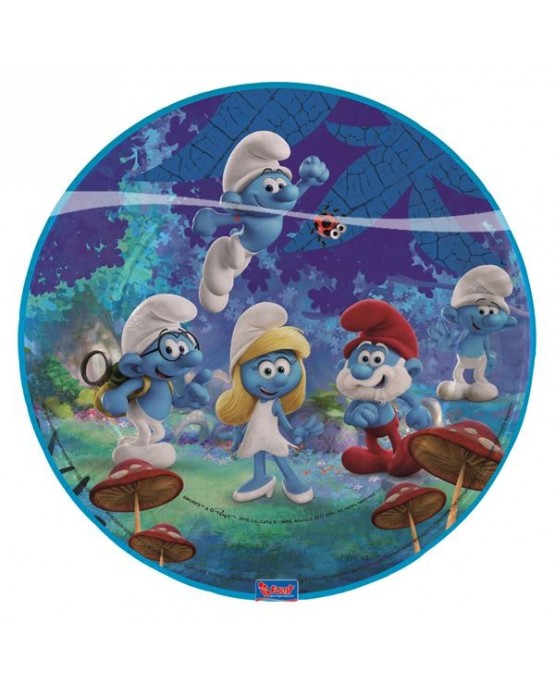 Tanieriky šmolkovia 23cm 8ks