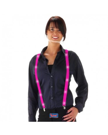 Traky ružové neónové