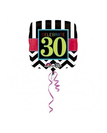Fóliový balón Celebrate 30  43cm