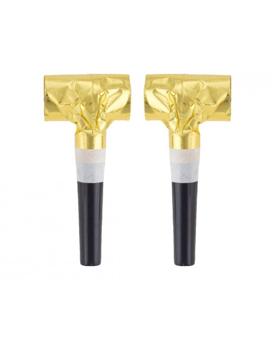 Trubky fóliové zlaté 4ks