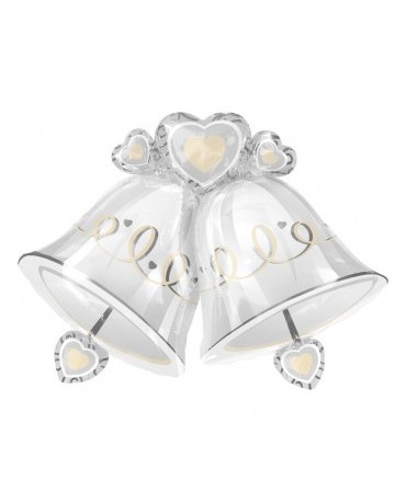 Fól. balón svadobné zvony   1ks