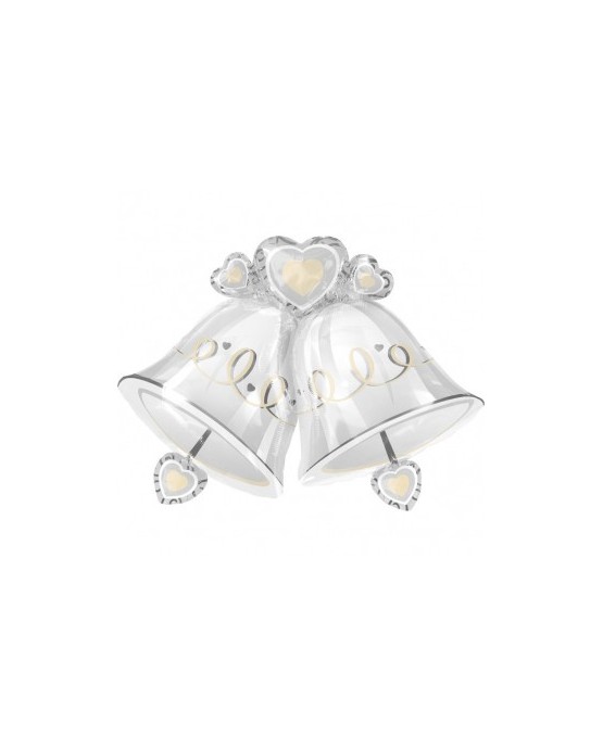 Fól. balón svadobné zvony   1ks