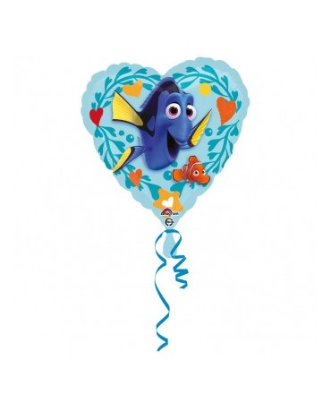 Fóliový balón srdce - Dory 43cm