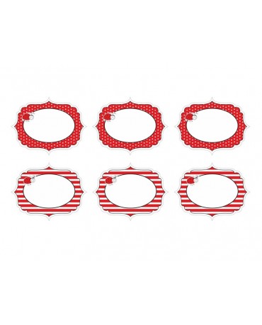 Nálepky Lienka 9x7cm  6ks