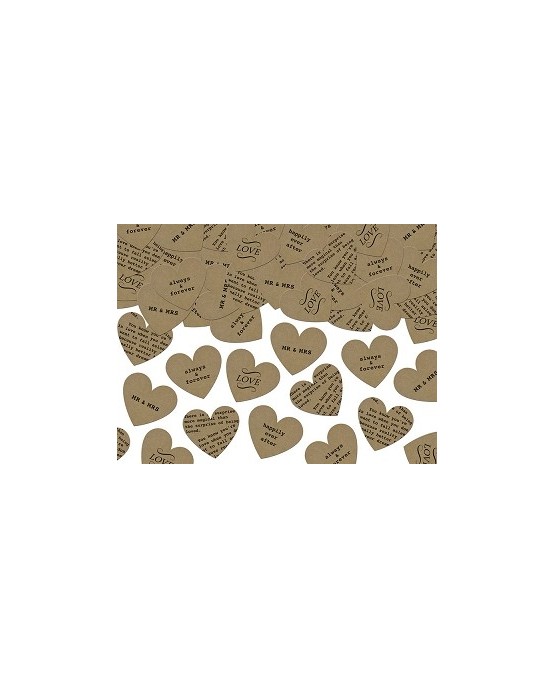 Konfety srdcia - mix vzorov 3g