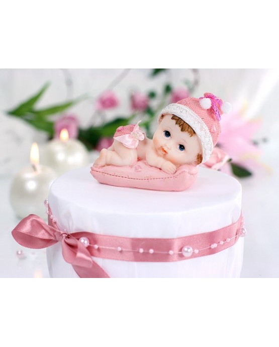 Figúrka - dievčatko na vankúšiku 9cm 1ks