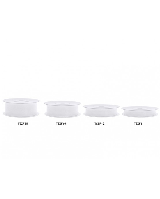 Saténová stuha - biela 12mm 25m 1ks