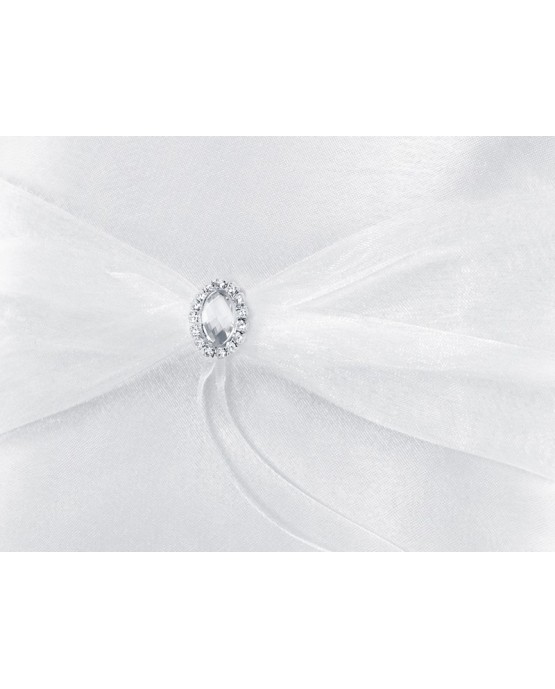 Vankúšik - biely s ozdobou 1ks