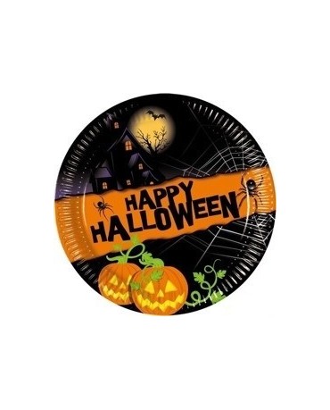 Tanieriky Happy Halloween 20 cm - 8 ks/P63