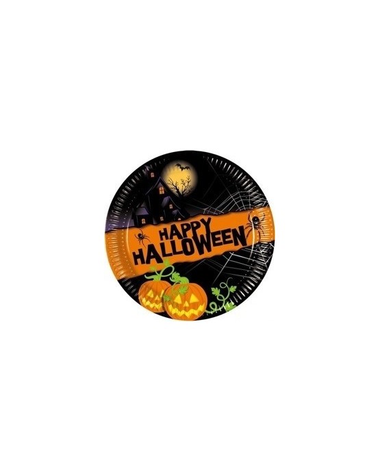 Tanieriky Happy Halloween 20 cm - 8 ks/P63