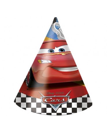 Klobúčiky Autá 6ks