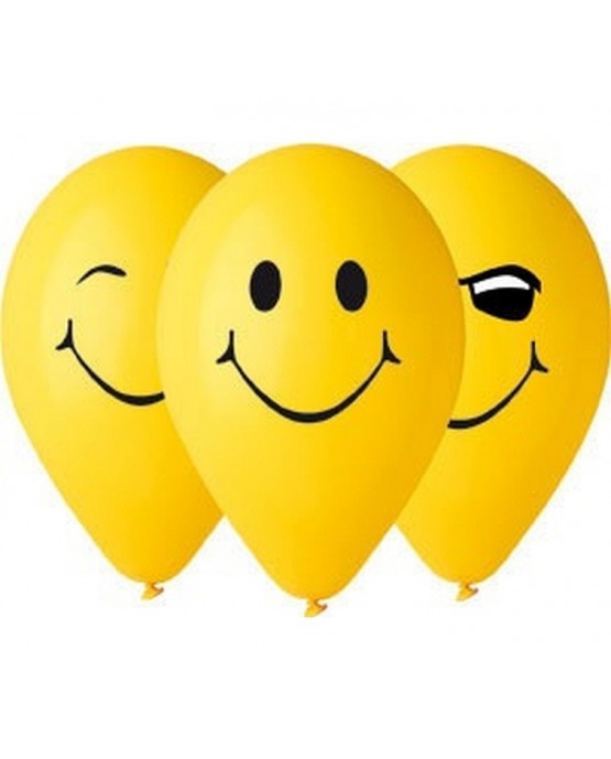 Latexové balóny smajlíci 12'' 10ks