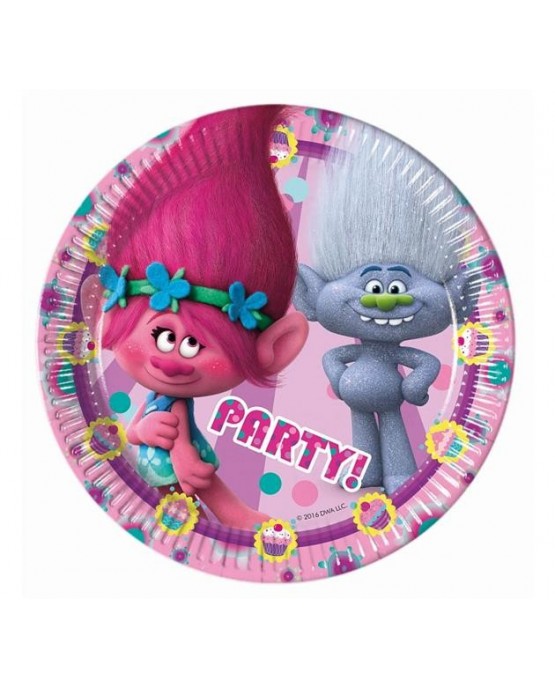 Tanieriky Trolovia 20cm - 8 ks/P139