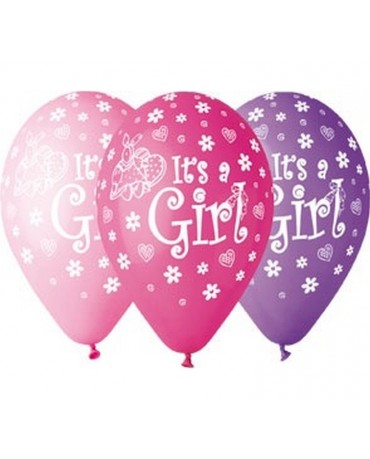 Latexové balóny ''It s a Girl'' 12'' 10ks
