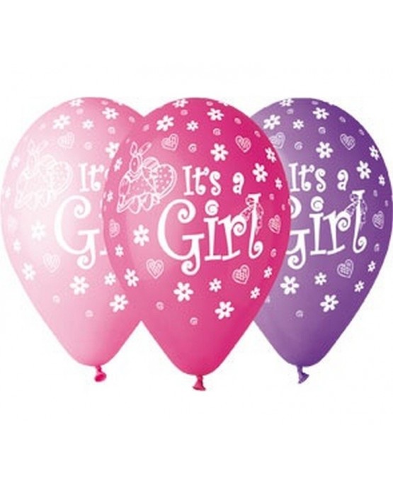 Latexové balóny ''It s a Girl'' 12'' 10ks