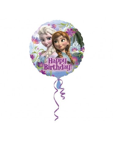 Fóliový balón Happy Birthday- FROZEN 47cm