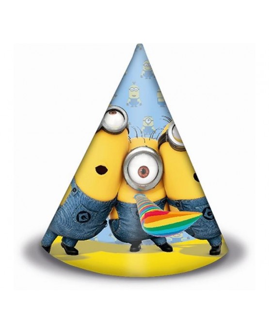 Klobúčiky Lovely Mimoni 6ks