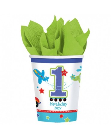 Poháre Birthday boy č.1 -266ml 8ks