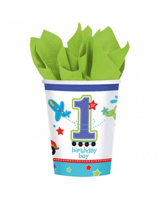 Poháre Birthday boy č.1 -266ml 8ks