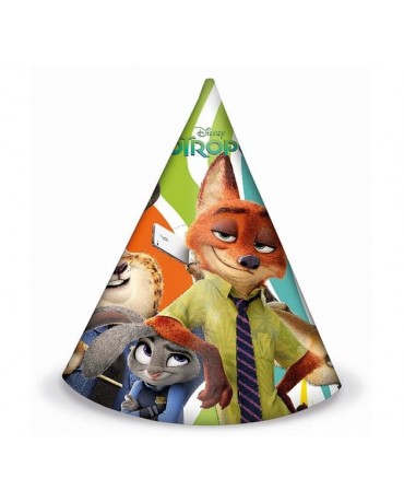 Klobúčiky Zootopia 6ks