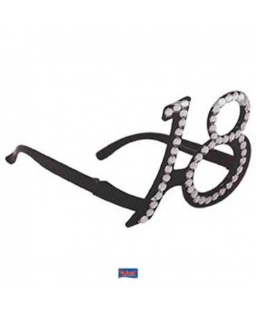 Okuliare čierne diamantové 18