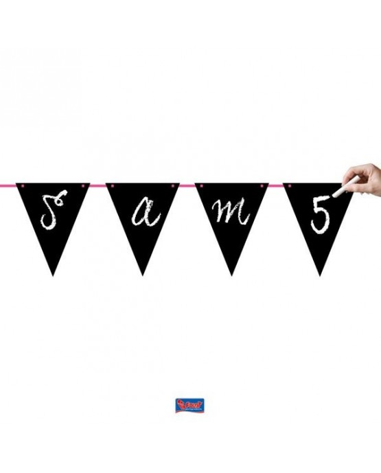 Baner čierny písací 6m