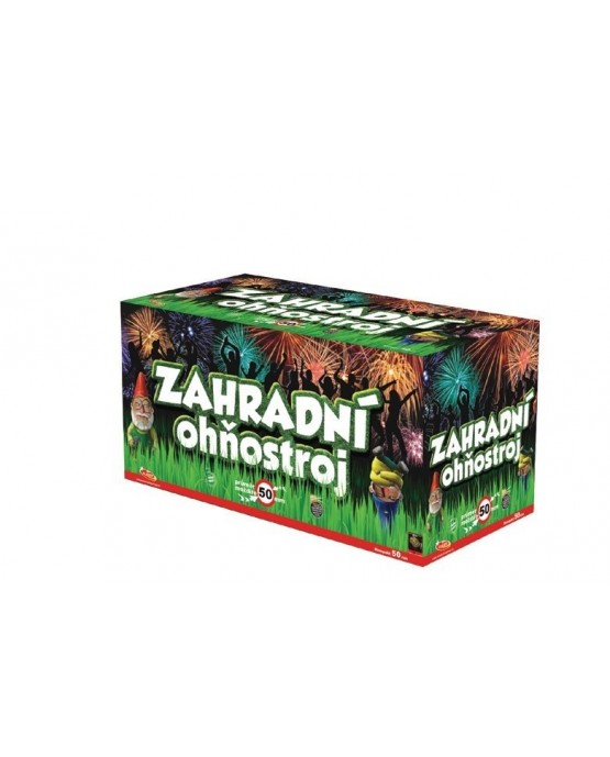 Zahradný ohňostroj 50 rán/50mm