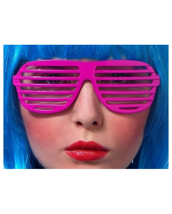 Okuliare - tmavoružové okenice