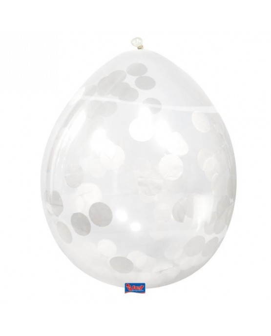Balóniky biele gulôčky 12'' 4ks