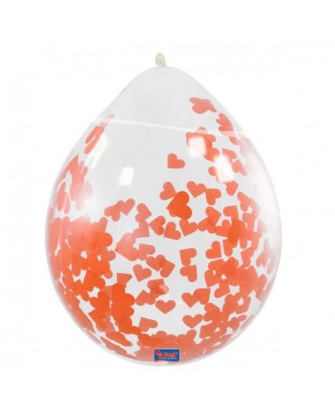 Balóniky so srdiečkami 12'' 4ks