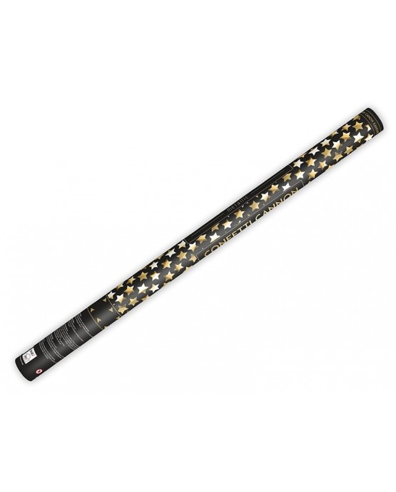 Konfety - zlaté hviezdy 80cm