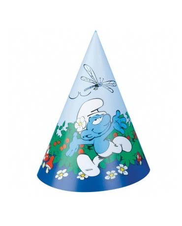 Klobúčiky Šmolkovia 6ks